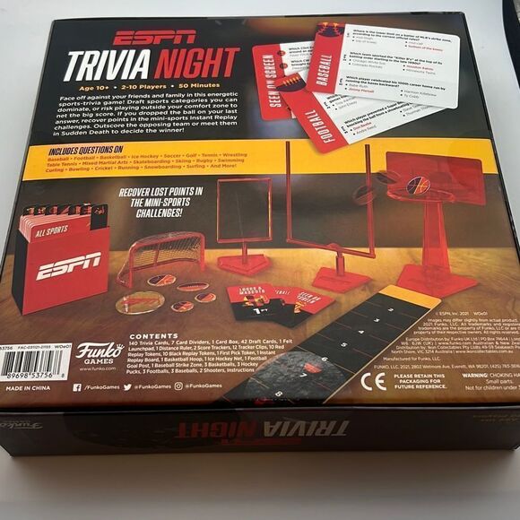 ESPN Trivia Game Night NWB - Picture 2 of 2
